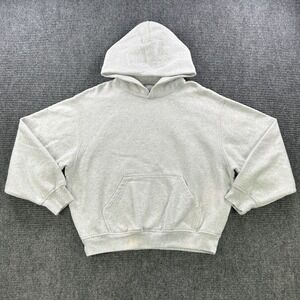 Tna CozyAF Sweatfleece Hoodie Light Gray Womens 2 Athleisure Workout Train Gym